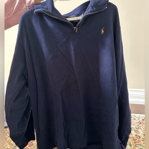 Polo Quarter Zip Sweater XXL